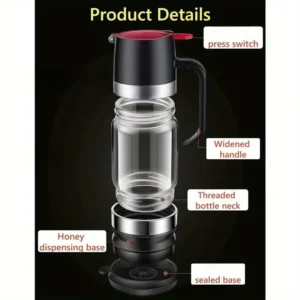 Glass Honey Dispenser