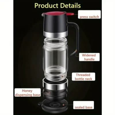 Glass Honey Dispenser